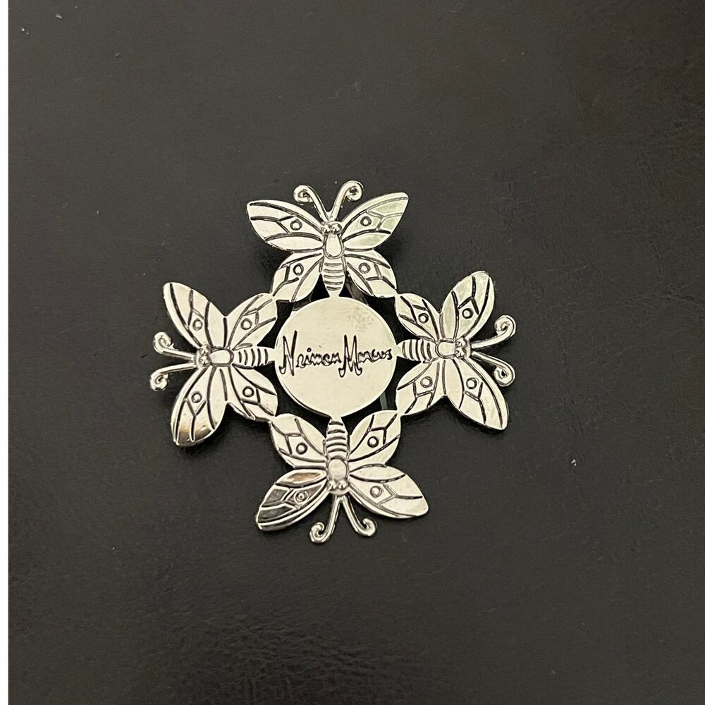 Vtg Emilia Castillo Butterfly Scarf Clips for Neiman Marcus